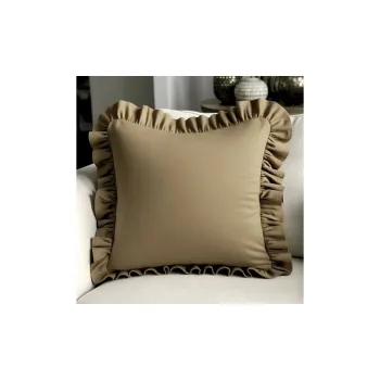 Fata de perna din amestec de bumbac 40x40 cm Ruffled - Mila Home imagine