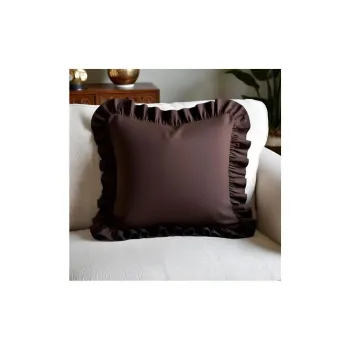 Fata de perna din amestec de bumbac 40x40 cm Ruffled - Mila Home imagine
