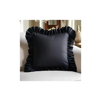 Fata de perna din amestec de bumbac 40x40 cm Ruffled - Mila Home imagine