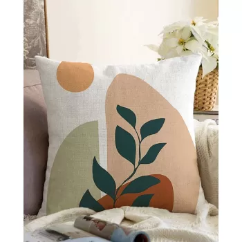 Fata de perna din amestec de bumbac Minimalist Cushion Covers Twiggy, 55 x 55 cm imagine