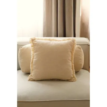 Fata de perna din bumbac 43x43 cm - Mioli Decor imagine