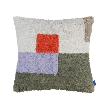 Fata de perna din bumbac 50x50 cm Brick - Mette Ditmer Denmark imagine