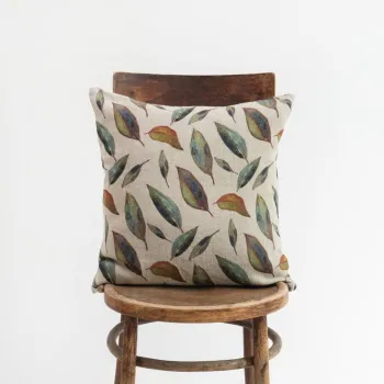 Fata de perna din in 40x40 cm Golden Fall - Linen Tales imagine