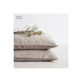 Fata de perna din in 80x80 cm Natural - Linen Tales imagine