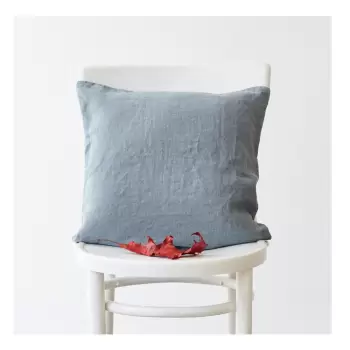 Fata de perna din in Linen Tales, 45 x 45 cm, albastru deschis imagine
