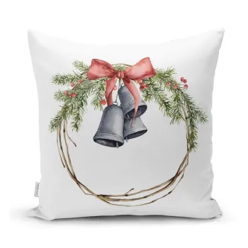 Fata de perna din material textil 43x43 cm cu model de Craciun - Mila Home imagine