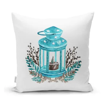 Fata de perna din material textil 43x43 cm cu model de Craciun - Mila Home imagine