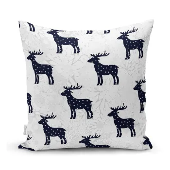 Fata de perna din material textil 43x43 cm cu model de Craciun - Mila Home imagine