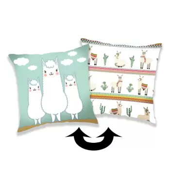 Fata de perna pentru copii Jerry Fabrics Lama, 40 x 40 cm imagine