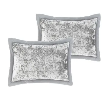 Fete de perna 2 buc. 75x50 cm Crushed Velvet - Catherine Lansfield imagine