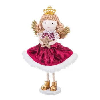 Figurina de Craciun din material textil Angel - Casa Seleccion imagine