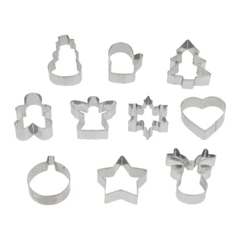 Forme de aluat 10 buc. cu model de Craciun - Blomsterbergs imagine