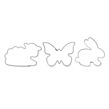 Forme de aluat 3 buc. cu model de Pasti - Orion imagine