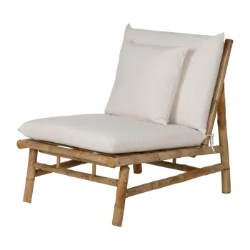 Fotoliu alb Bamboo - Ixia imagine