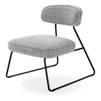 Fotoliu alb-negru Elon - Marckeric imagine