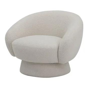 Fotoliu alb Ted - Bloomingville imagine