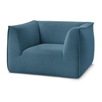 Fotoliu albastru cu tapiE>erie din catifea reiatAGiorgia aEURBobochic Paris imagine