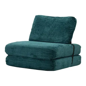 Fotoliu albastru-verde extensibil cu tapiE>erie din E>esAfturAbouclA(C) Faster aEURMauro Ferretti imagine