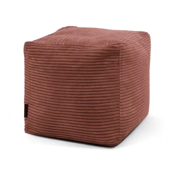 Fotoliu bean bag caramiziu cu tapiterie din catifea reiata Up! MooG - SLOWDOWN imagine