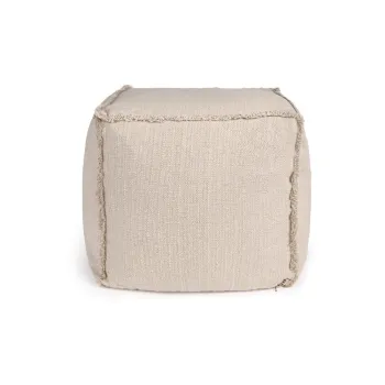 Fotoliu bean bag crem Handloom - Lorena Canals imagine