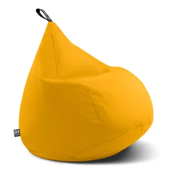 Fotoliu bean bag galben Drop XL - So Soft? imagine