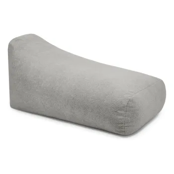 Fotoliu bean bag gri deschis cu tapiterie din tesatura boucle Snug Long 140 - SLOWDOWN imagine
