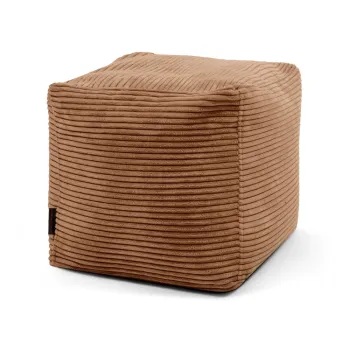 Fotoliu bean bag maro cu tapiterie din catifea reiata Up! MooG - SLOWDOWN imagine