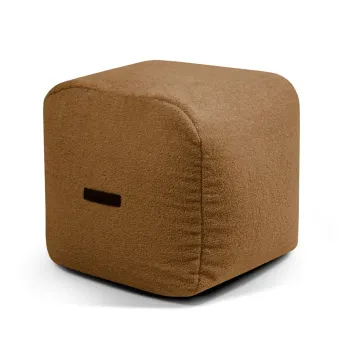 Fotoliu bean bag maro cu tapiterie din tesatura boucle Plus 50 Lounge - SLOWDOWN imagine