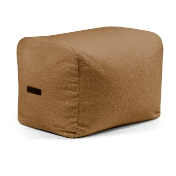 Fotoliu bean bag maro cu tapiterie din tesatura boucle Plus 70 Lounge - SLOWDOWN imagine