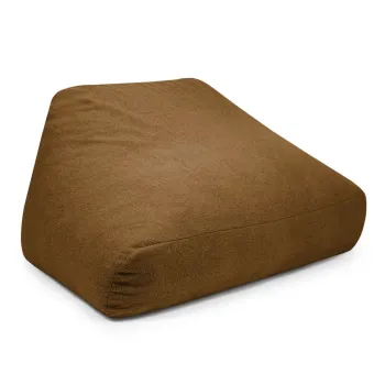 Fotoliu bean bag maro cu tapiterie din tesatura boucle Sofa Snug - SLOWDOWN imagine
