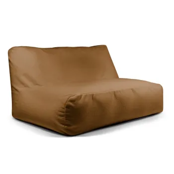 Fotoliu bean bag maro cu tapiterie din tesatura boucle Sofa Tube 160 - SLOWDOWN imagine