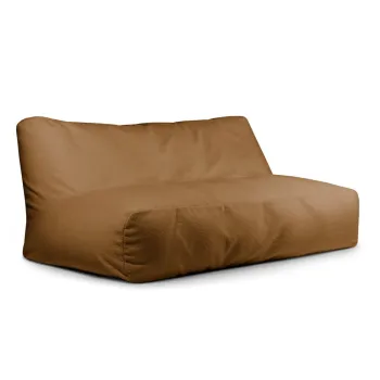 Fotoliu bean bag maro cu tapiterie din tesatura boucle Sofa Tube 190 - SLOWDOWN imagine