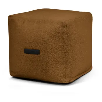 Fotoliu bean bag maro cu tapiterie din tesatura boucle Up! MooG - SLOWDOWN imagine