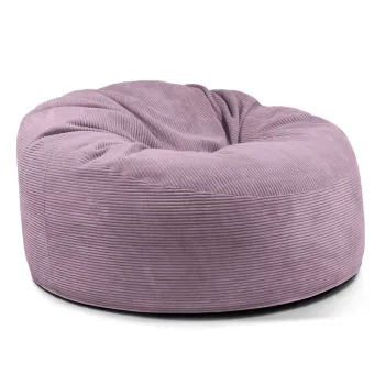 Fotoliu bean bag mov cu tapiterie din catifea reiata Om 135 - SLOWDOWN imagine