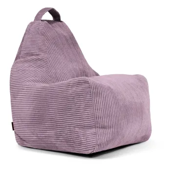 Fotoliu bean bag mov cu tapiterie din catifea reiata Play Amuse - SLOWDOWN imagine