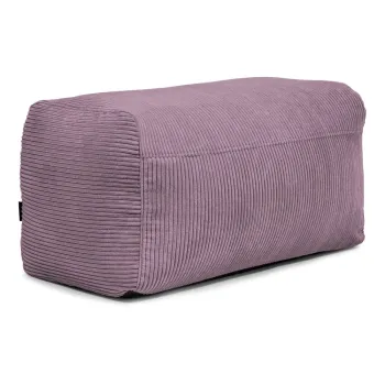 Fotoliu bean bag mov cu tapiterie din catifea reiata Plus 100 Lounge - SLOWDOWN imagine