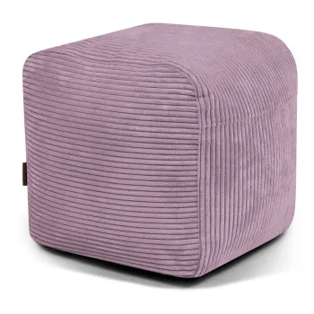 Fotoliu bean bag mov cu tapiterie din catifea reiata Plus 50 Lounge - SLOWDOWN imagine