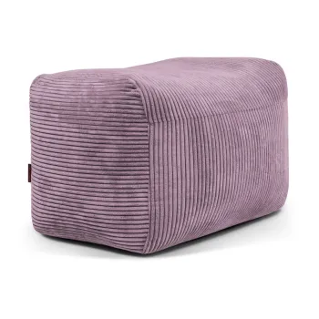 Fotoliu bean bag mov cu tapiterie din catifea reiata Plus 70 Lounge - SLOWDOWN imagine