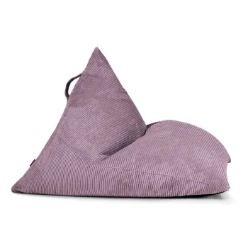 Fotoliu bean bag mov cu tapiterie din catifea reiata Razz - SLOWDOWN imagine
