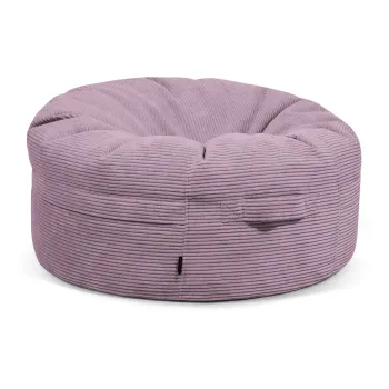 Fotoliu bean bag mov cu tapiterie din catifea reiata Roll 105 - SLOWDOWN imagine