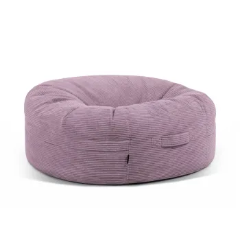 Fotoliu bean bag mov cu tapiterie din catifea reiata Roll 135 - SLOWDOWN imagine