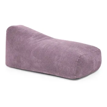 Fotoliu bean bag mov cu tapiterie din catifea reiata Snug 130 - SLOWDOWN imagine