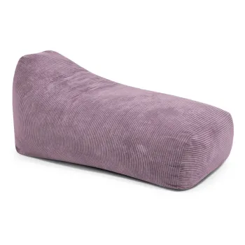Fotoliu bean bag mov cu tapiterie din catifea reiata Snug Long 140 - SLOWDOWN imagine