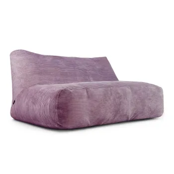Fotoliu bean bag mov cu tapiterie din catifea reiata Sofa Tube 160 - SLOWDOWN imagine