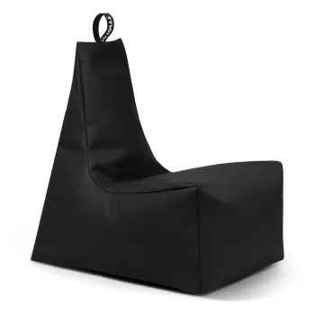 Fotoliu bean bag negru cu tapiterie din imitatie de piele Icy XL - So Soft? imagine