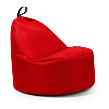 Fotoliu bean bag rosu Round L - So Soft? imagine