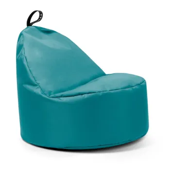 Fotoliu bean bag turcoaz Round XL - So Soft? imagine