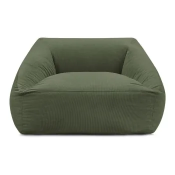 Fotoliu bean bag verde cu tapiE>erie din catifea reiatALilibet aEURBobochic Paris imagine