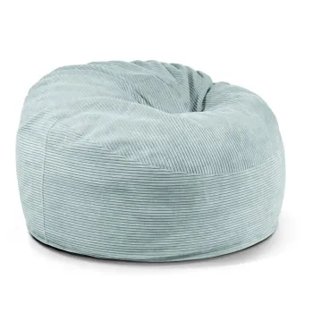Fotoliu bean bag verde menta cu tapiterie din catifea reiata Om 110 - SLOWDOWN imagine