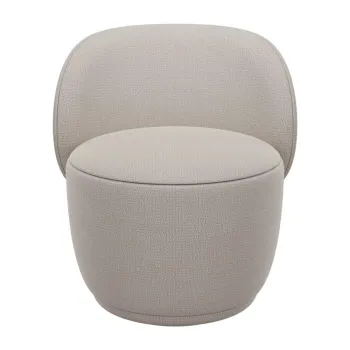 Fotoliu bej cu tapiterie din pasla KUON - Blomus imagine